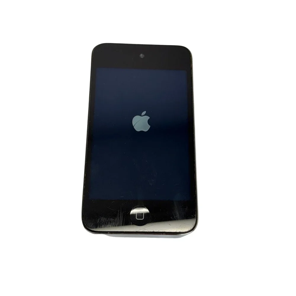 Apple Black MP3 Player with White Charging Cable